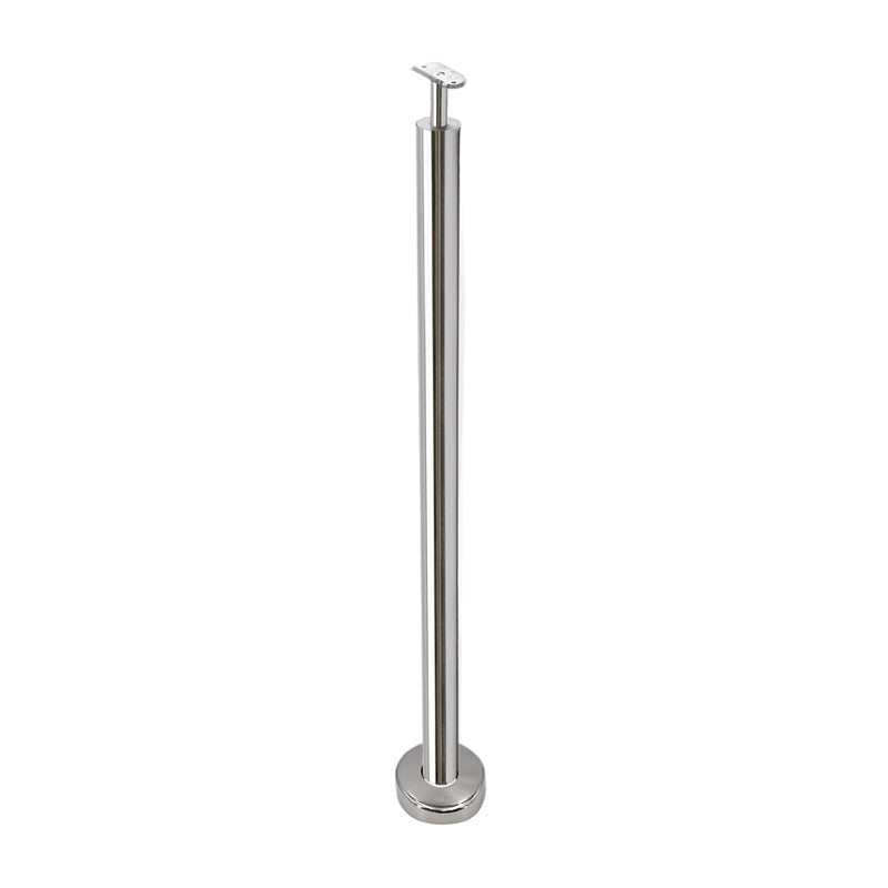 F1 Series Guardrail Post 1.9" Diameter Round - Center Post