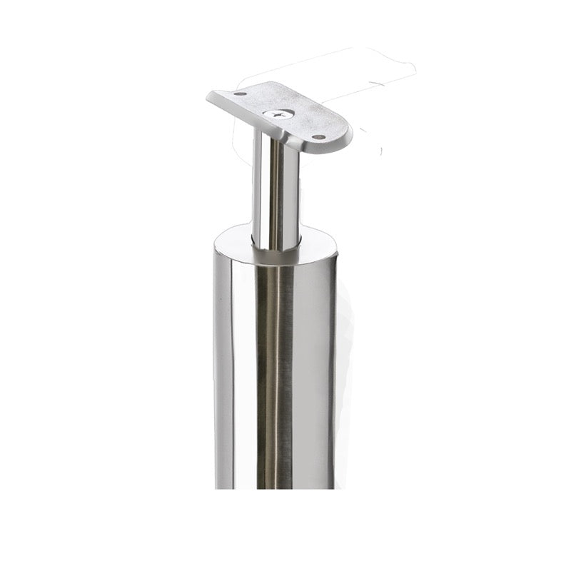 F1 Series Guardrail Post 1.9" Diameter Round - Center Post