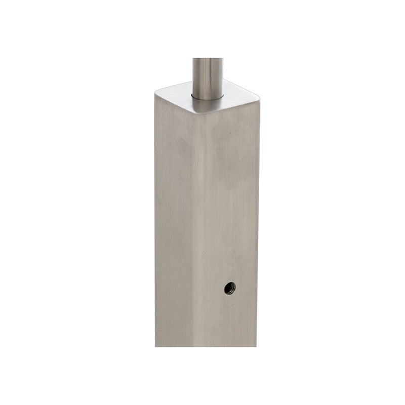 F2 Series Guardrail Post 2" Square Profile 90 Degree - Corner Post