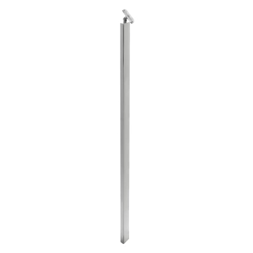 F3 Series Guardrail Post 1 x 2" Rectangular Profile 54" Tall Blank Post with Swivel or Fixed Saddle