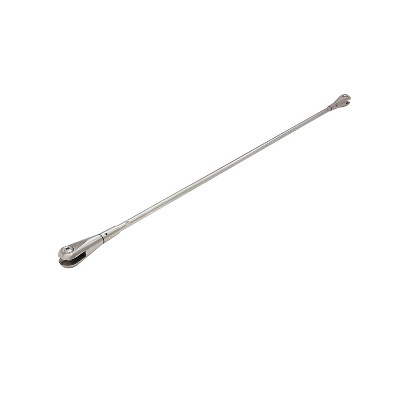 45" Long Tension Rod Kit - Brushed Stainless