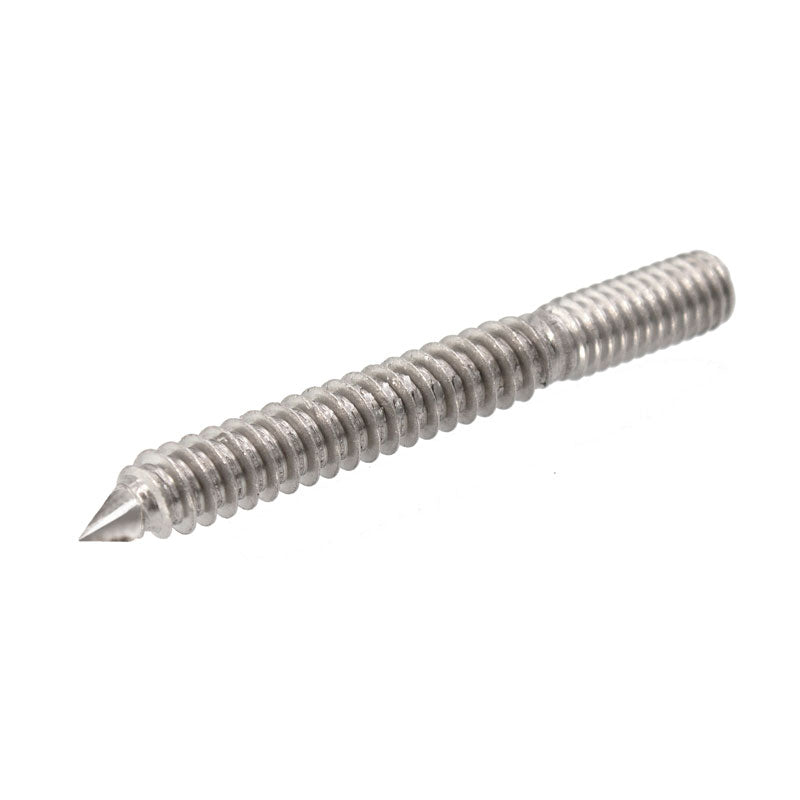 3/8"-16 Hanger Bolt - 3" Long - Stainless Steel