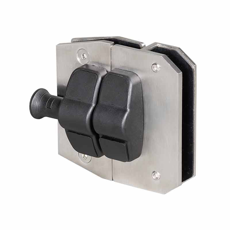 Polaris 180 Degree Gate Latch Glass To Glass With Side Pull Magnetic Latch