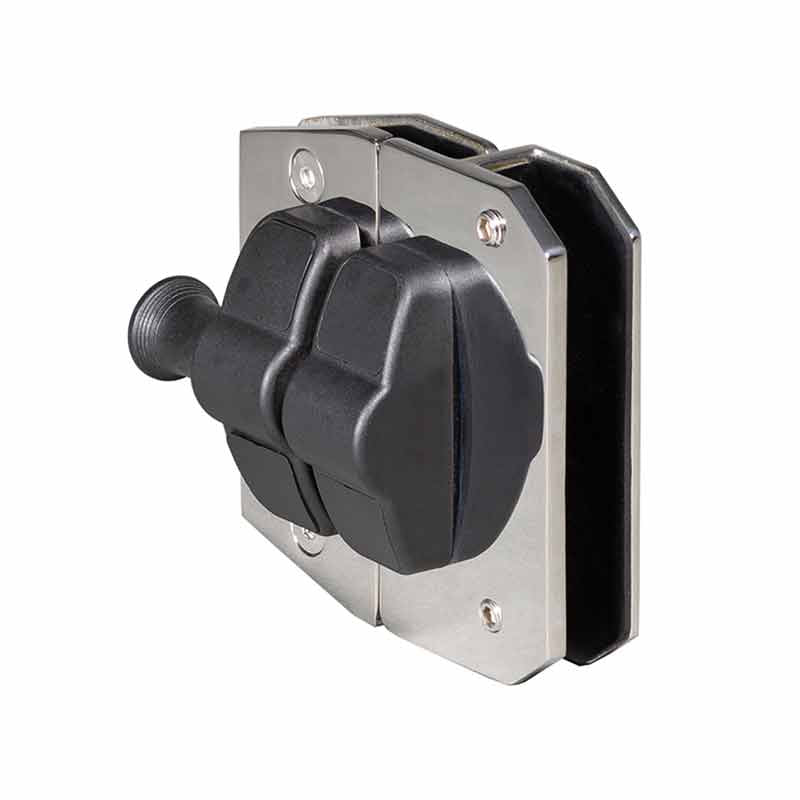 Polaris 180 Degree Gate Latch Glass To Glass With Side Pull Magnetic Latch