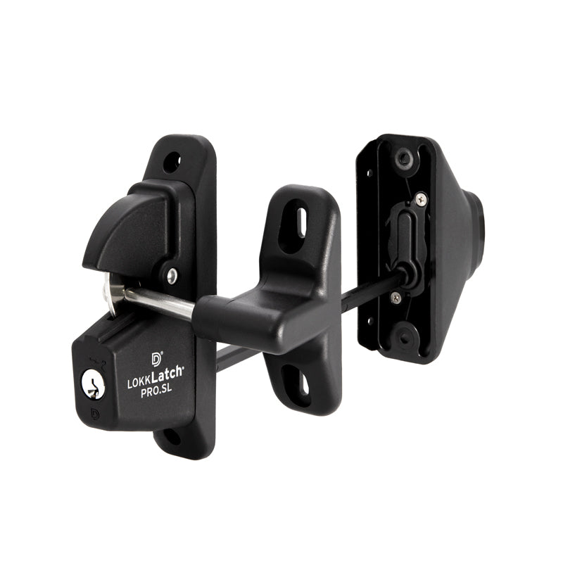 Lokklatch Self Closing Security Latch - Black