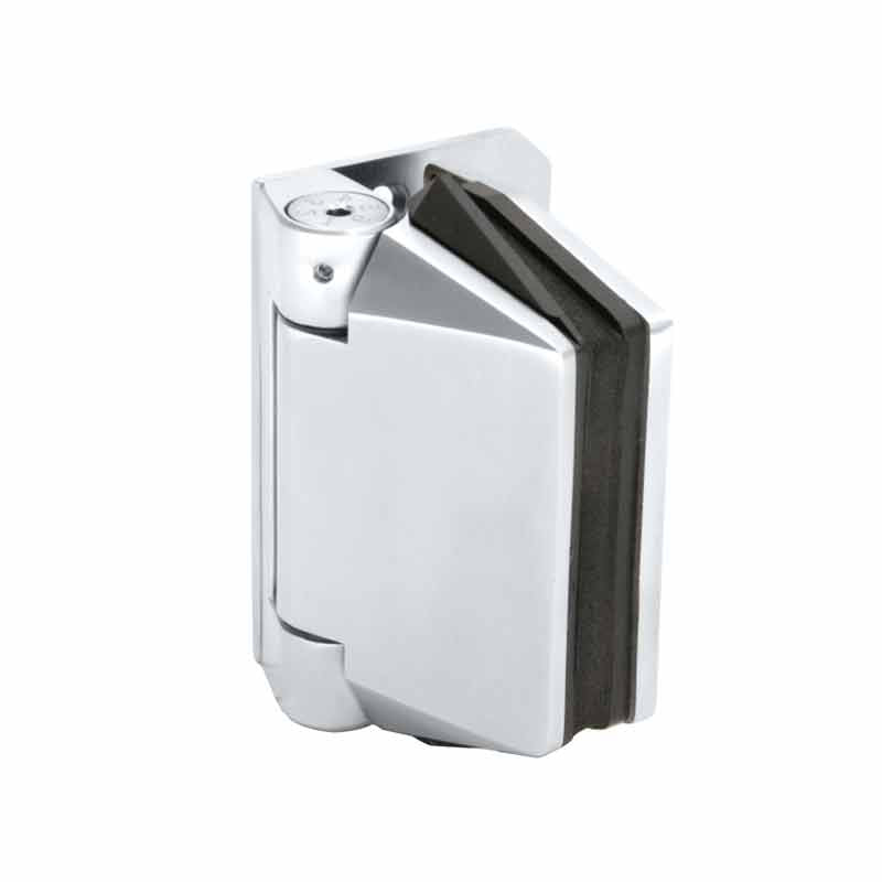 Polaris 120 Series Gate Hinge Glass To Wall Or Post For 3/8" To 1/2" Glass