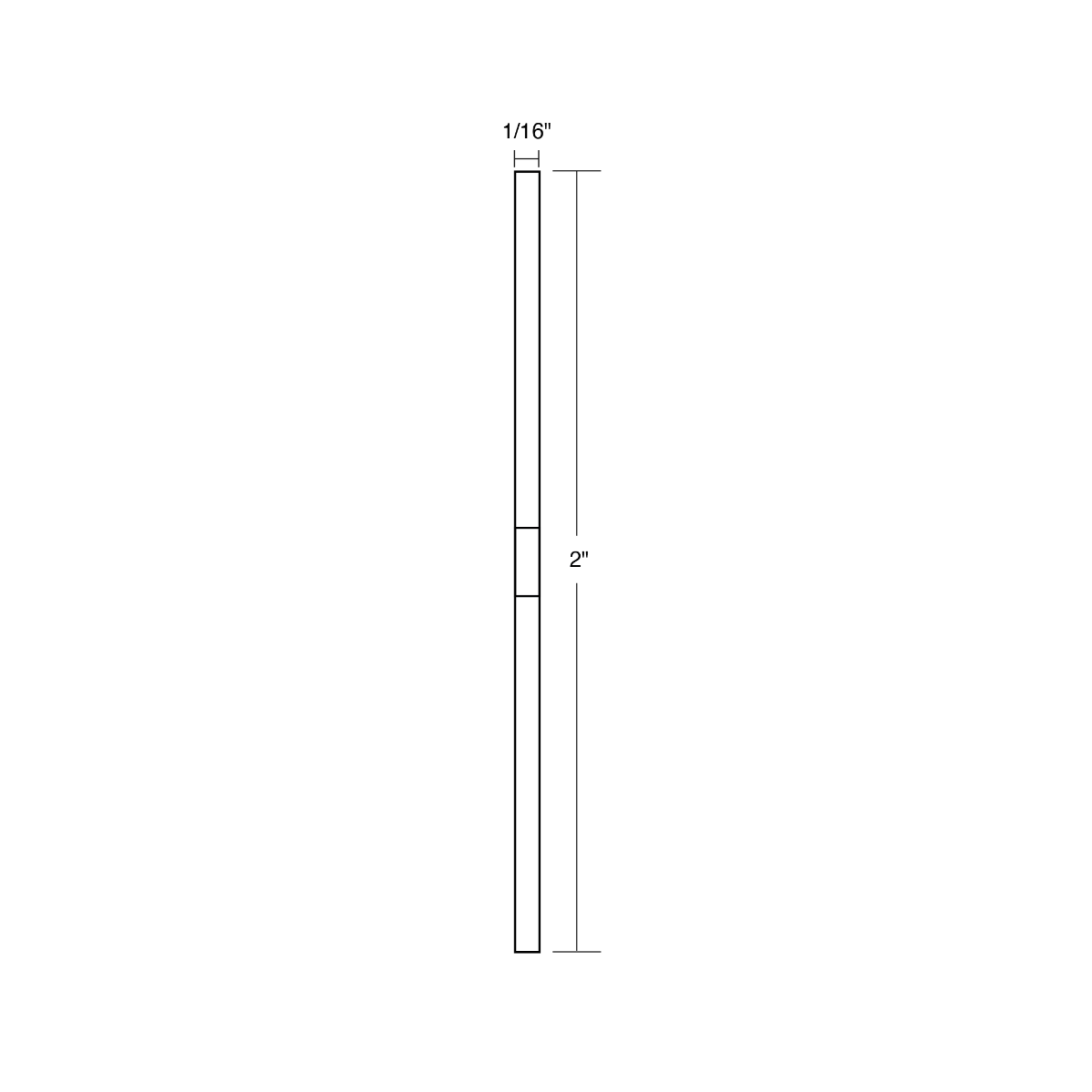 1/16" Standoff Spacers 10/Pk