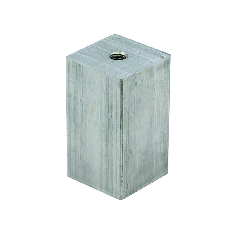 Concealed Mounting Lug 1-1/2" Square - Mill Stainless