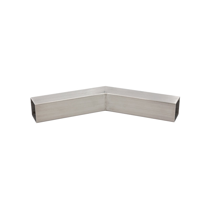 Handrail 135 Degree Corner - 1-1/2" Square - Brushed Stainless