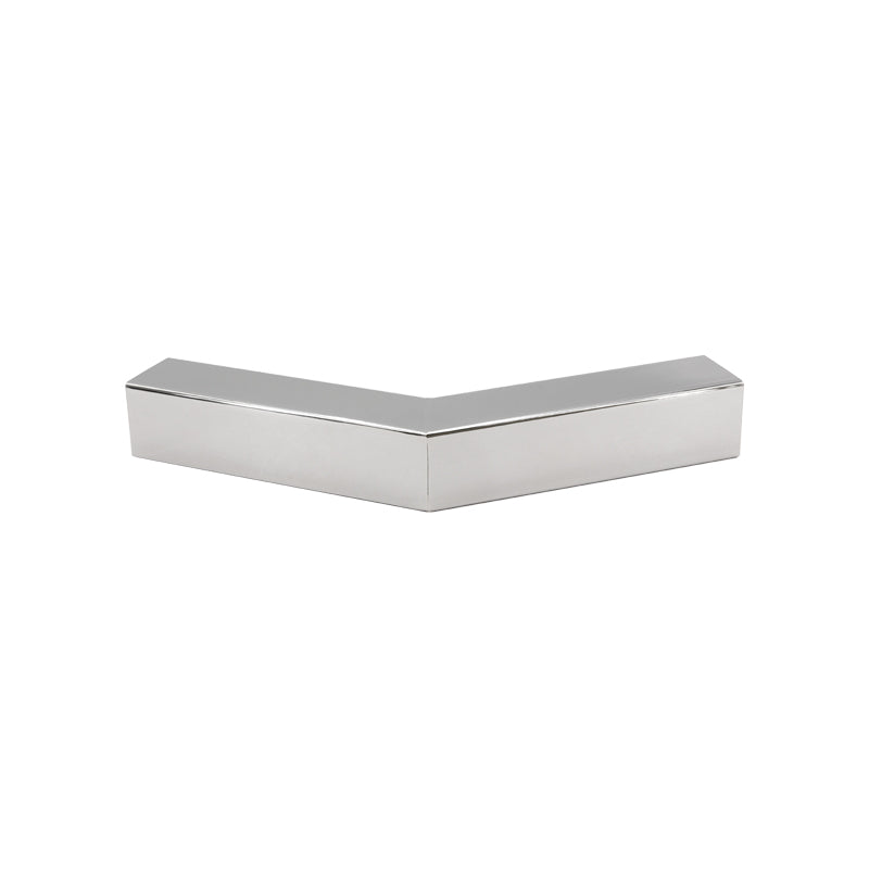 Handrail 135 Degree Corner - 1-1/2" Square - Brushed Stainless